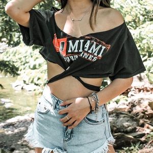 University of Miami UMiami Wrap Top